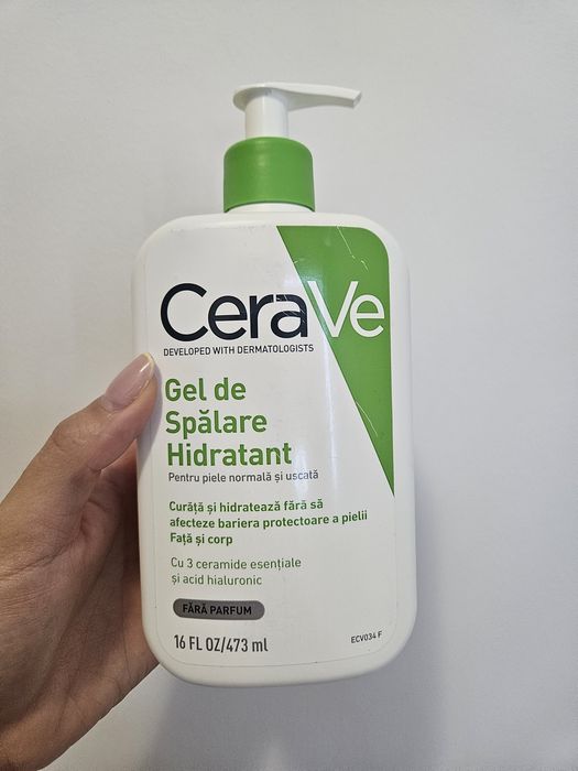 Cerave gel curatare fata ten uscat