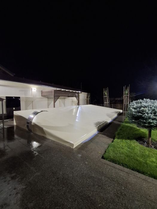 Установка баннер и тент