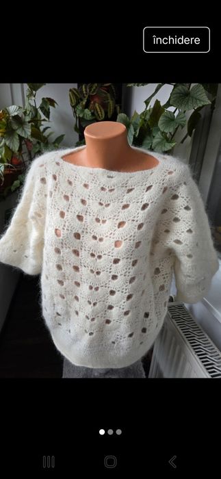 Pulover croșetat