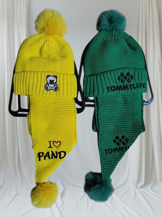 Set caciula + fular 1-8 ani