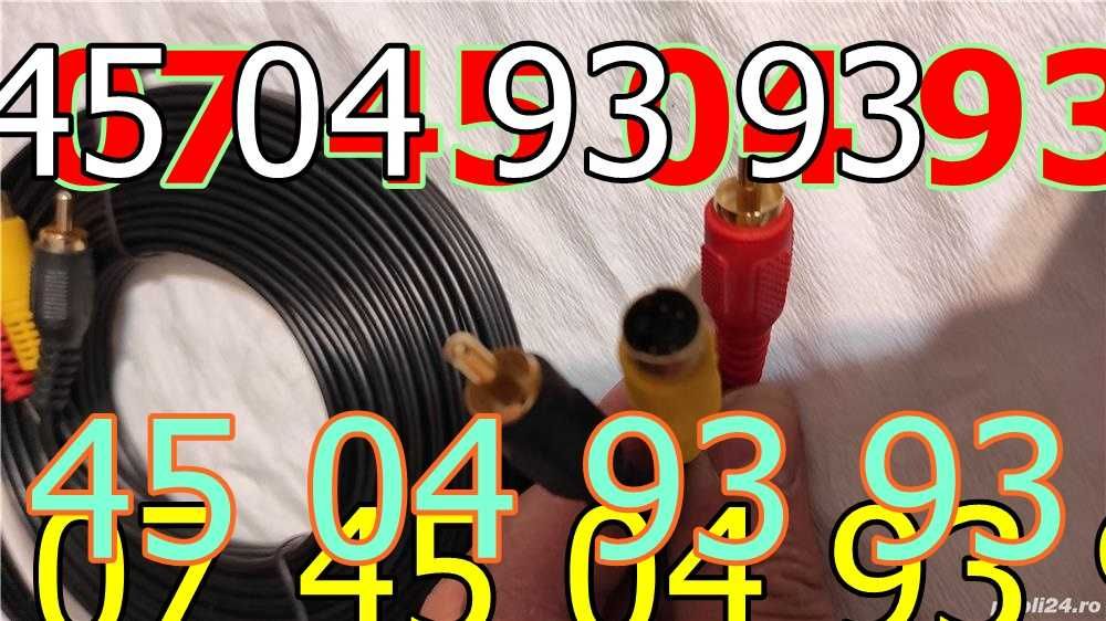 cablu 5m rca si s video produs nou