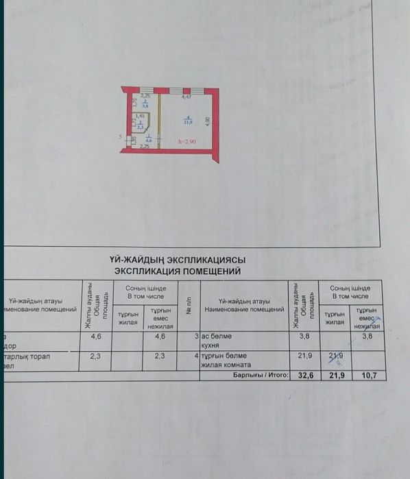Продается 1комн квартира
