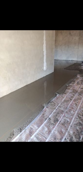 Стяжка, отмозка, фундамент құямыз.