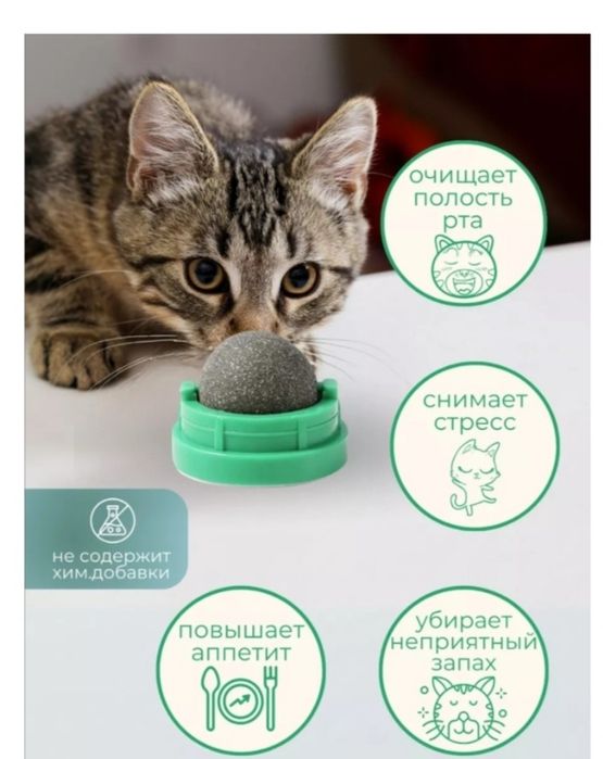 Мятный лизун для кошек.