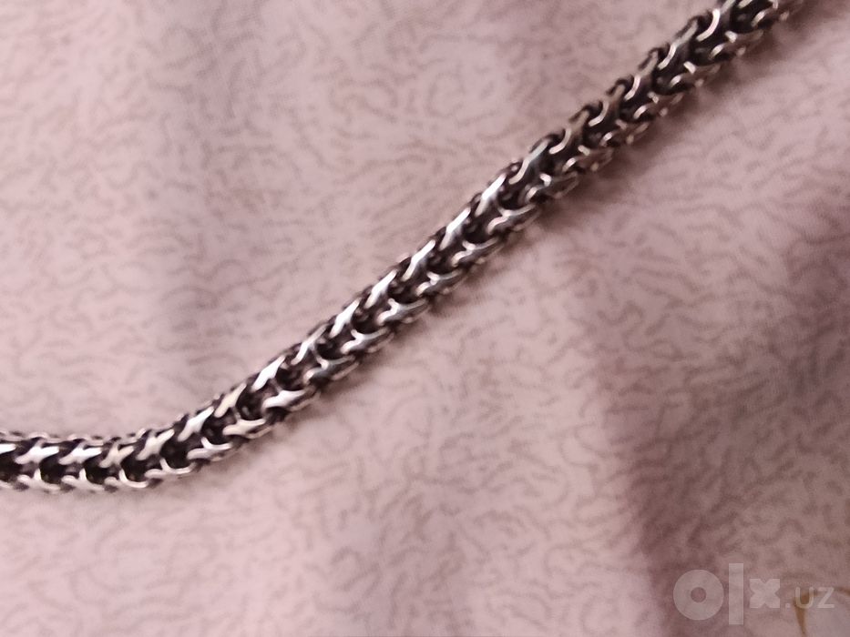 Серебряная цепь " РАМЗЕС" стилно