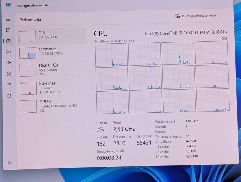 Calculator HP ProDesk 400 G7 MT, Intel Core i5-10500 3.10-4.50GHz, 8GB DDR4, 256GB SSD, Windows 11