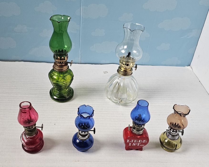 Lot lămpi de petrol vintage