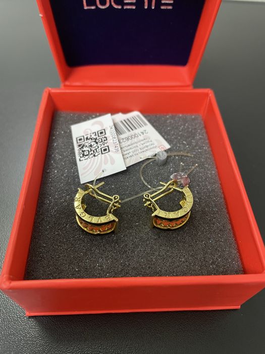 Серьги золотые 750 пробы.