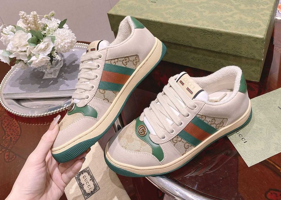 Tenisi Gucci Screener, tip Premium /marimi 35-45/ Adidasi Unisex