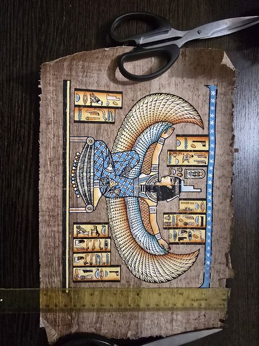 2 картины из Египта на пергаменте