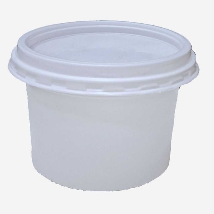 Qaymoq, smetana, salatlar uchun universal qopqoqli idish 200 ml