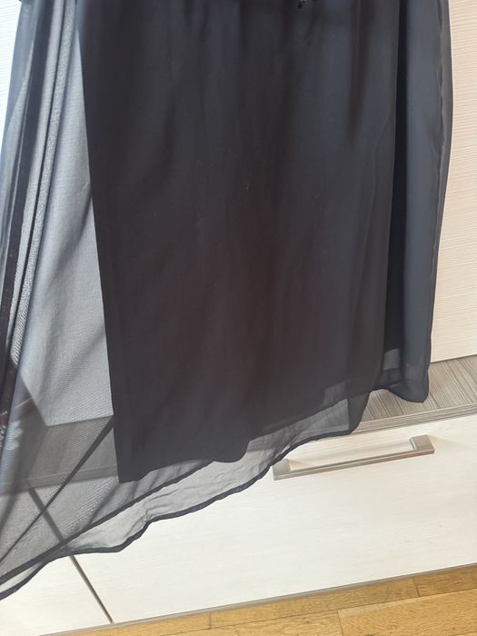 Прекрасна ефирна нова рокля с шифон и тюл