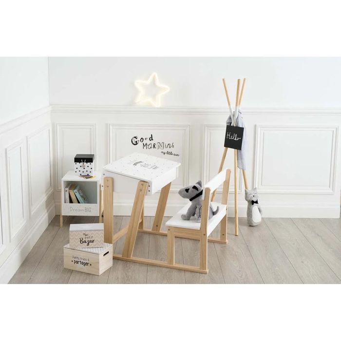 Детска пейка с чин и ракла за съхранение