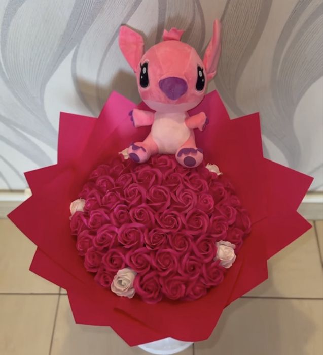 Buchet trandafiri sapun / imperiali