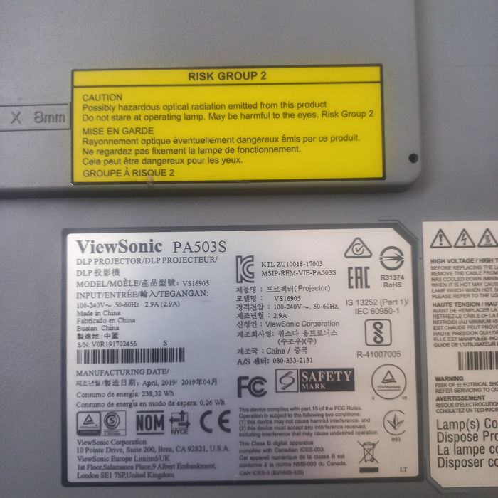 ПРОЕКТОР сатылады ViewSonic PA503S