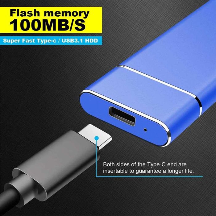 9TB външен твърд диск, преносим SSD