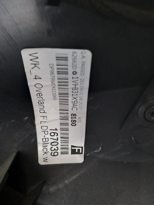 Fata tapiterie usa stanga fata jeep grand cherokee 4 wk wk2 1vh831x9ac