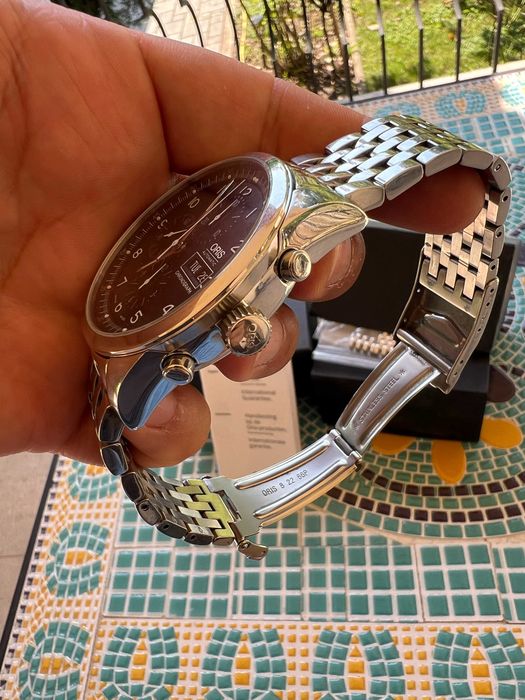 Oris Classic XXL Automatic Chronograph Valjoux 7750 – Full Set (Box & Papers)