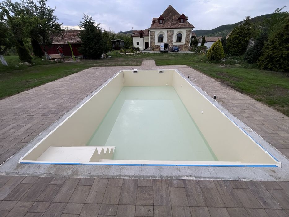 Constructii piscine cu liner din cofraje de polistiren