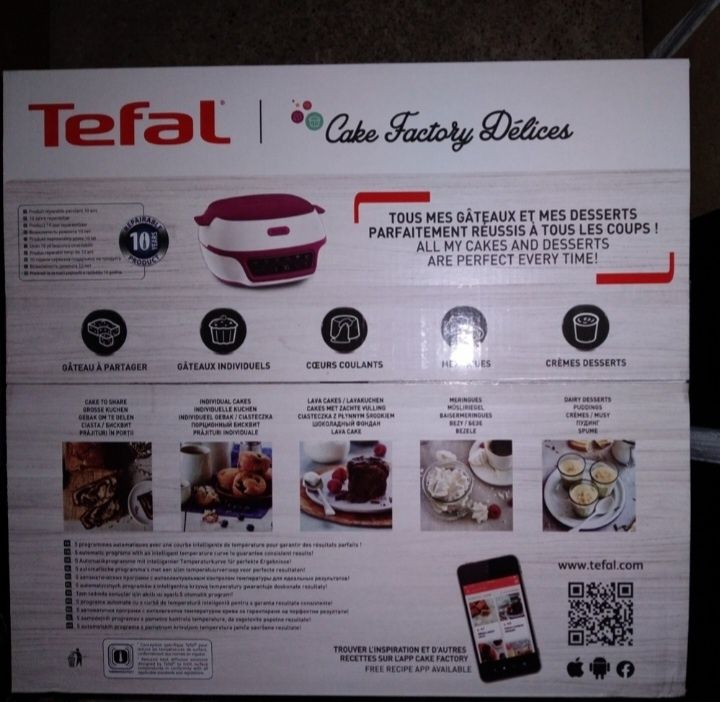 Tefal Cake Factory Delices KD810112 Ramnicu Valcea • OLX.ro