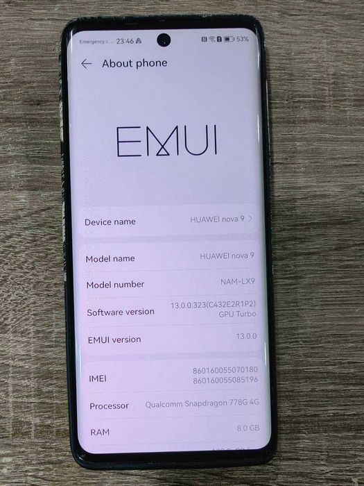 Телефон Huawei Nova 9 128/8гб
