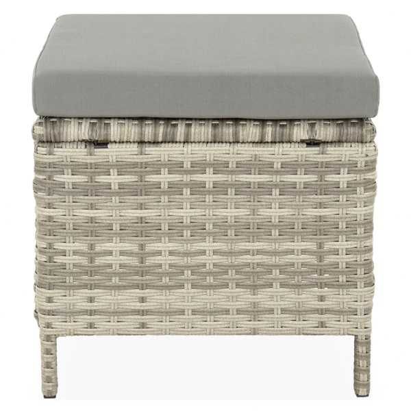 Set mobilier gradina/terasa 2 fotolii + canapea + 2 taburete si masa