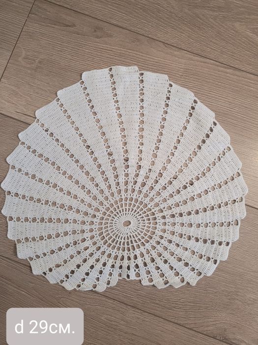 покривки плетени на една кука