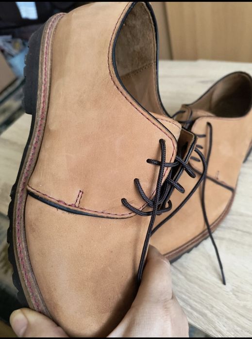 Pantofi bărbați eleganți piele naturală mărimea 42, Manz