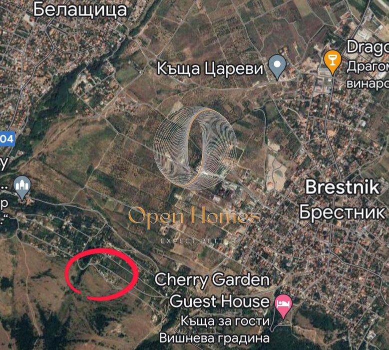 Парцел във вилната зона на с. Брестник