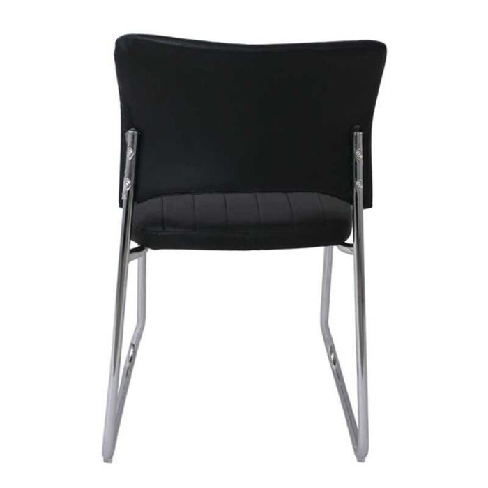 Стол, VENUS, Кафяв, Черен, Бял, Изкуствена кожа, 52х52х83см.