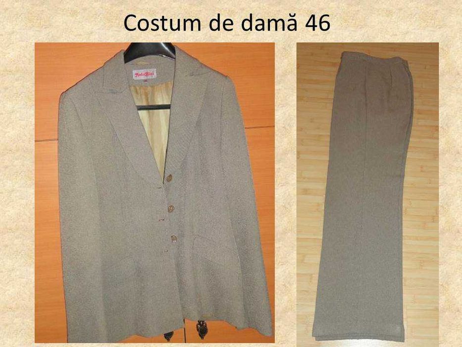 Costum de dama Moda Aliss, sacou si pantaloni, marimea 46