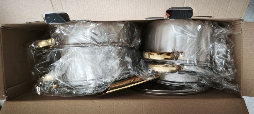 Set vase gatit 12 piese, inox