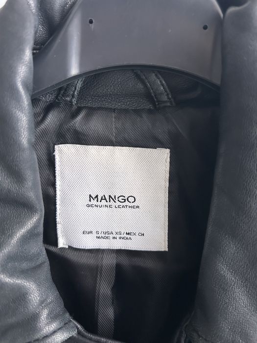 Geaca piele Mango