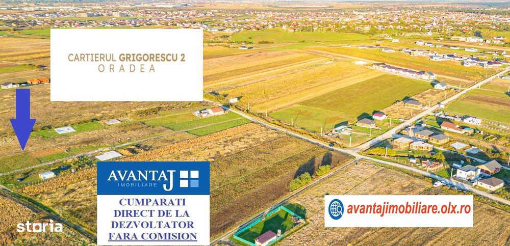 Teren Cihei Sanmartin in Cartierul Grigorescu 2 Oradea str Progresului