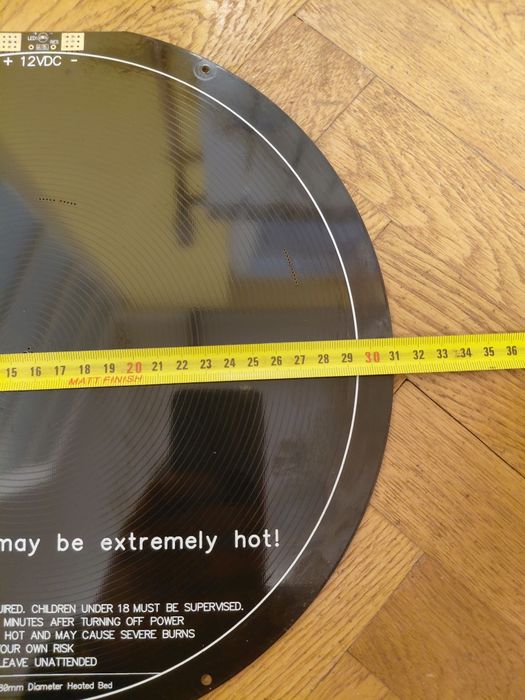 Heated Bed imprimantă 3D Delta 280mm diametru