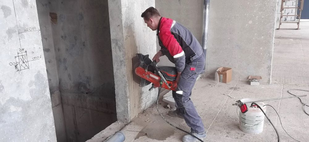 Услуга Алмазное резка/ Битон кесиш алмазное бурение Девон кесиш