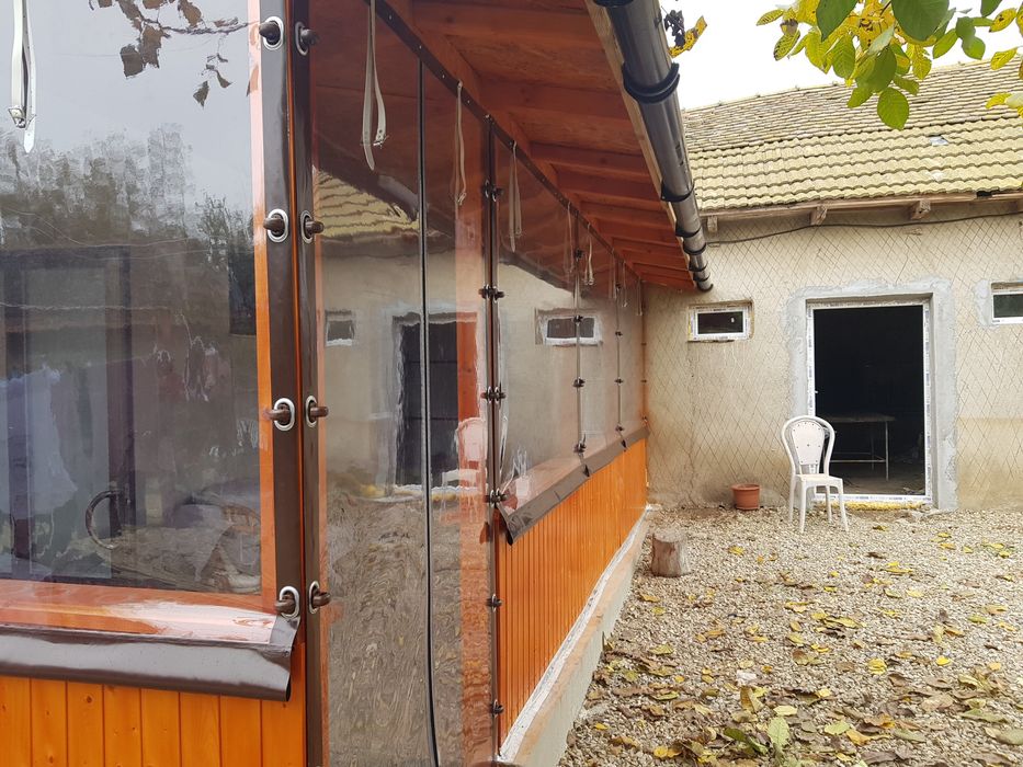 Inchidere terase cu folie transprenta