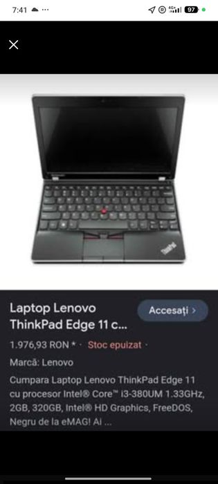 Laptop Lenovo ThinkPad Edge 11