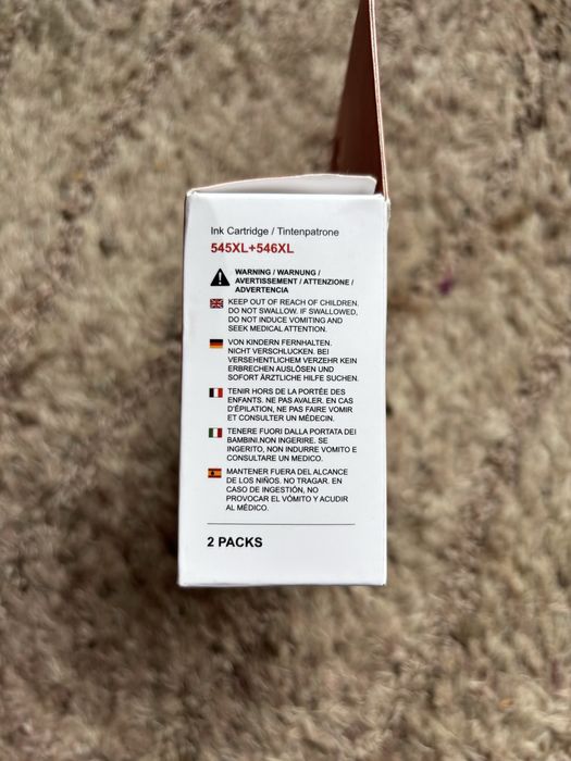 Set 2 cartuse 545XL 546XL  Imprimante Canon Pixma  400 negru 300 color
