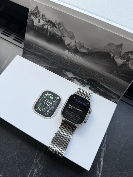 Apple Watch Ultra 3 Natural Titanium + Natural Titanium Milanese Loop GPS+Cellular 49mm