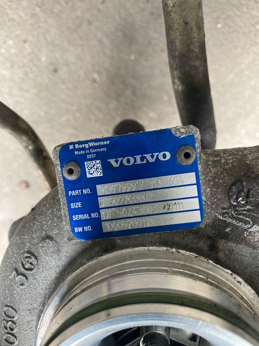 Turbina Volvo V40 XC40 S60 V60 XC60 V70 XC70 S80 31397999 31361654 31361655 36050834 36050833