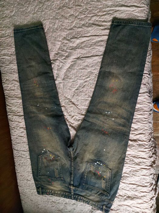 Дънки дамски цветни