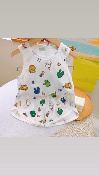 Комплект майка шорты, для девочек и мальчиков