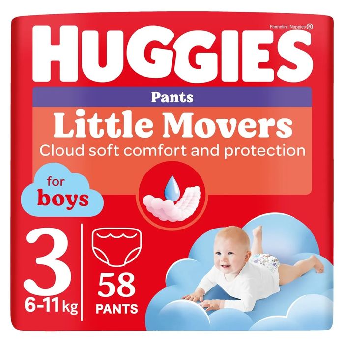Huggies Little movers marimea 3 for boys