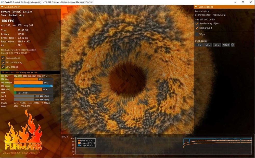 GeforceRTX Palit 3080 10Gb Gamingpro