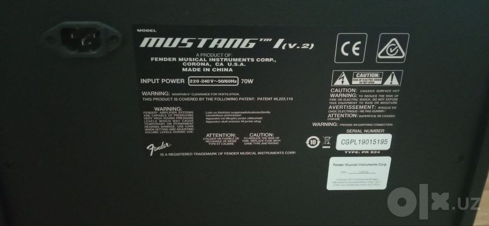 Комбо усилитель FENDER MUSTANG I (V2)