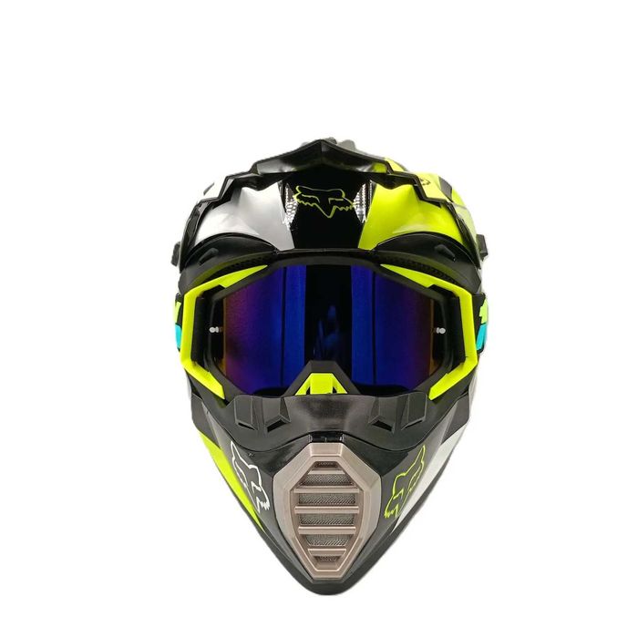 Детско юношеска кросова каска FOX/Red Bull с очила