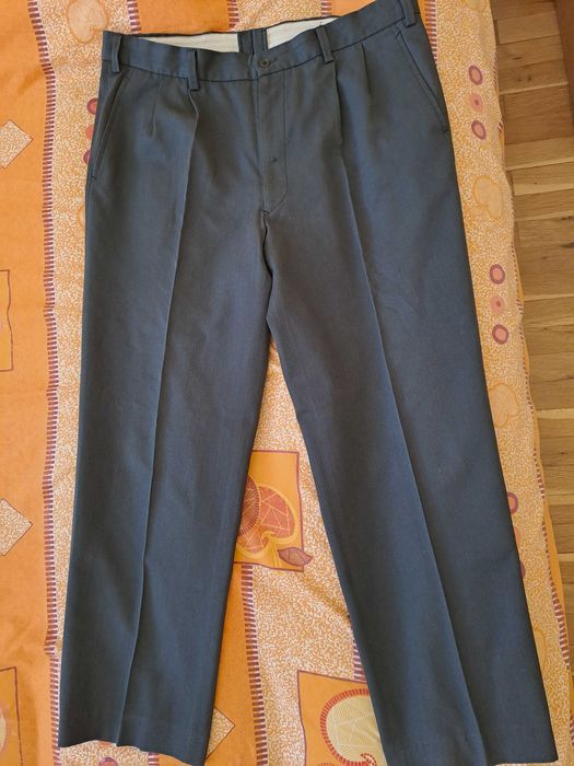 Мъжки тъмносив широк панталон нов размер L