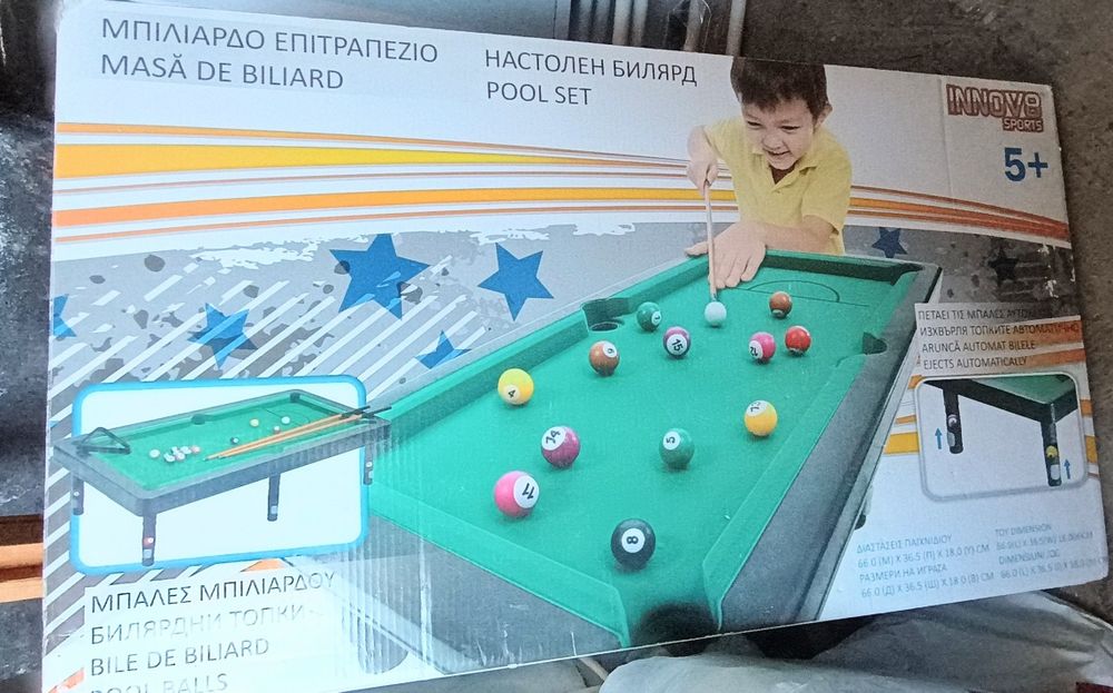 Детски настолен билярд
