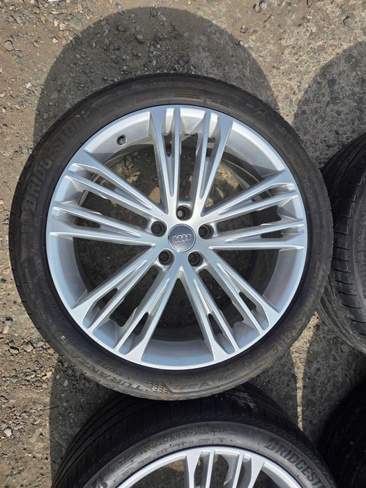 Roti aliaj vara originale Audi Q5 A7 Q7 20" anvelope vara Nexen 255/45 R20 105W sau Bridgestone Turanza 255/40 R20 101Y B-Silent